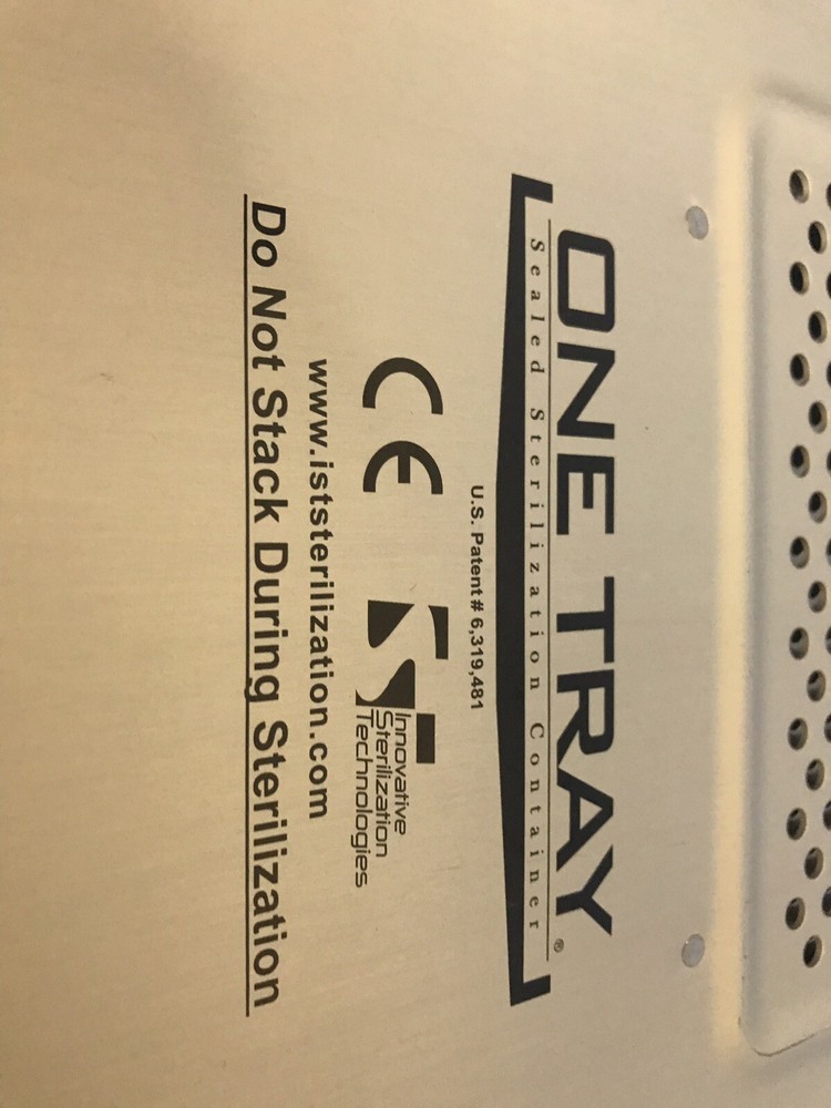 One Tray Sterilization Container Very Good Condition