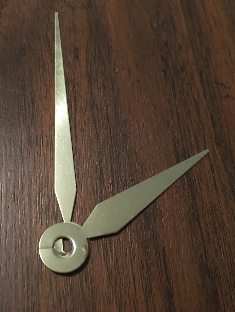 Gold Clock hands Metal 1 pair