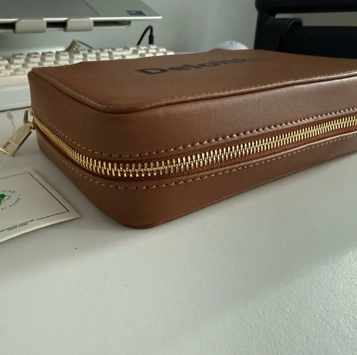 NWT Deloitte Recycled Leather Tech Case