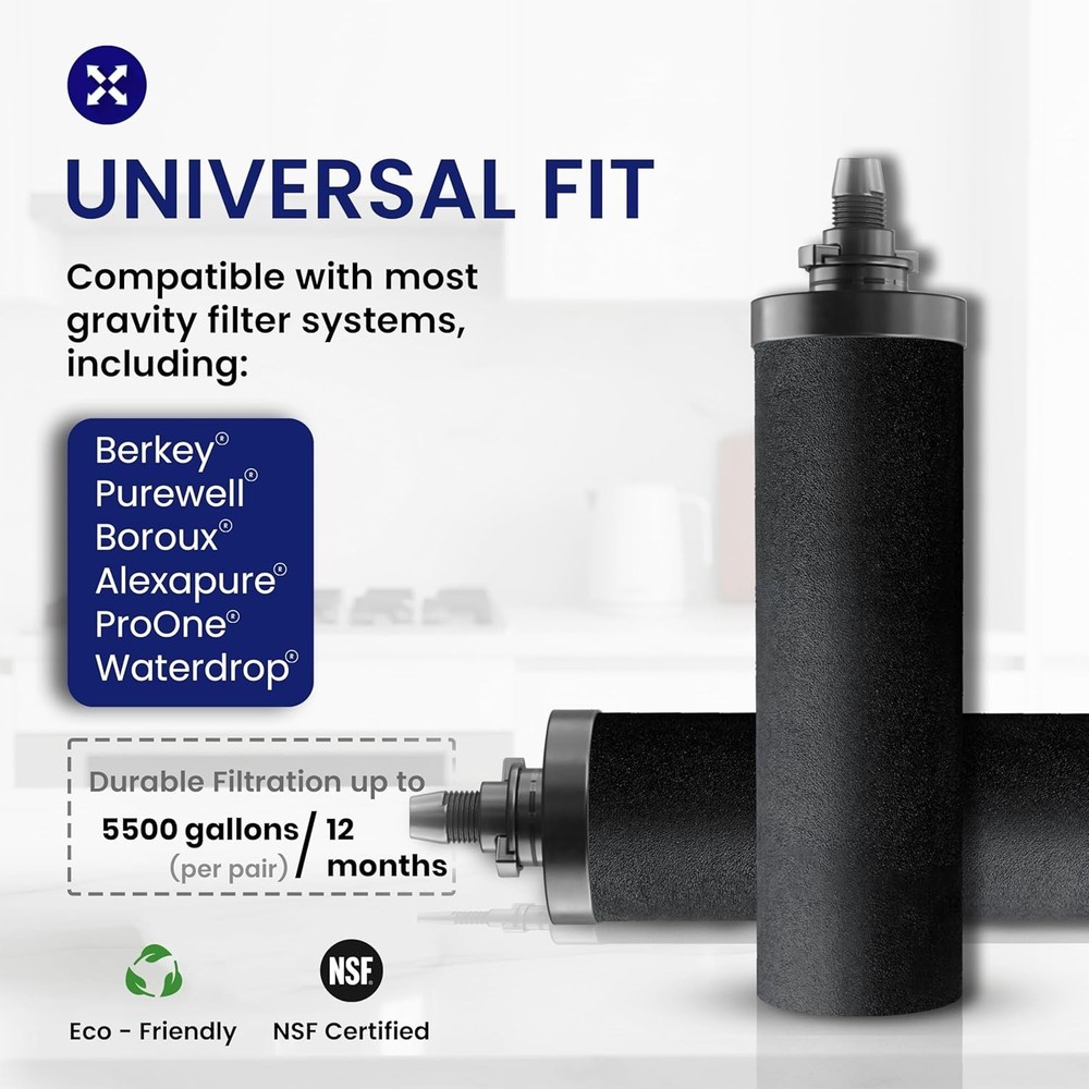 Berkey Phoenix Gravity NSF Certified Water Filter Authorized Dealer 2-Pack