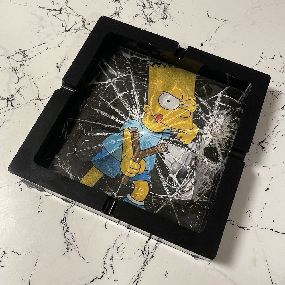 Bart Broken Glass Ashtray