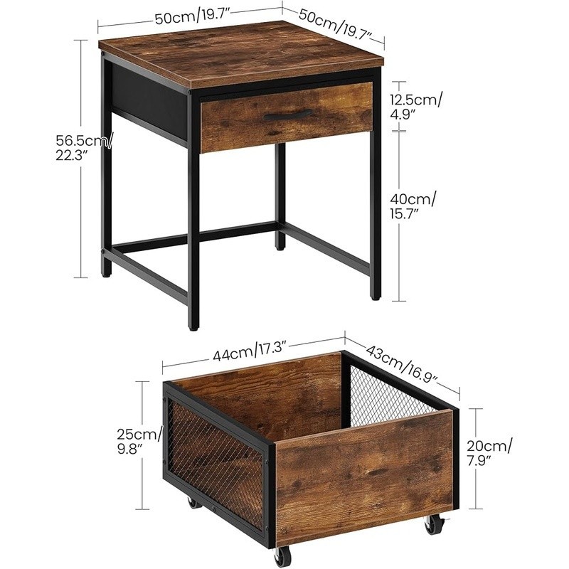 Mini Fridge Stand Storage Table Compact Beverage Organizer Easy Assembly New