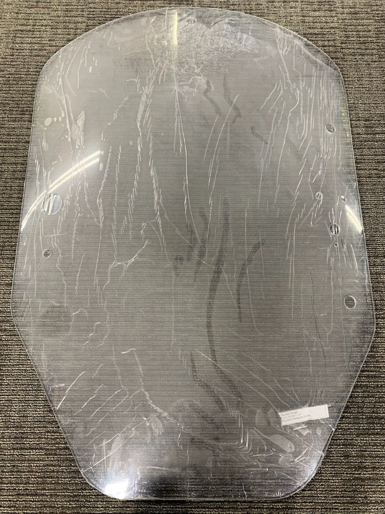 John Deere G series skid steer door, polycarbonate, 1/4" thick (small frame)