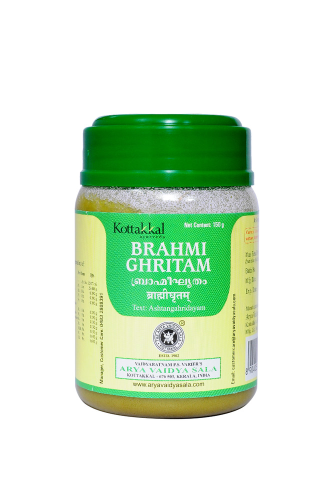 Kottakkal Ayurveda Brahmi Ghritam (150g) Improves mental functions & memory