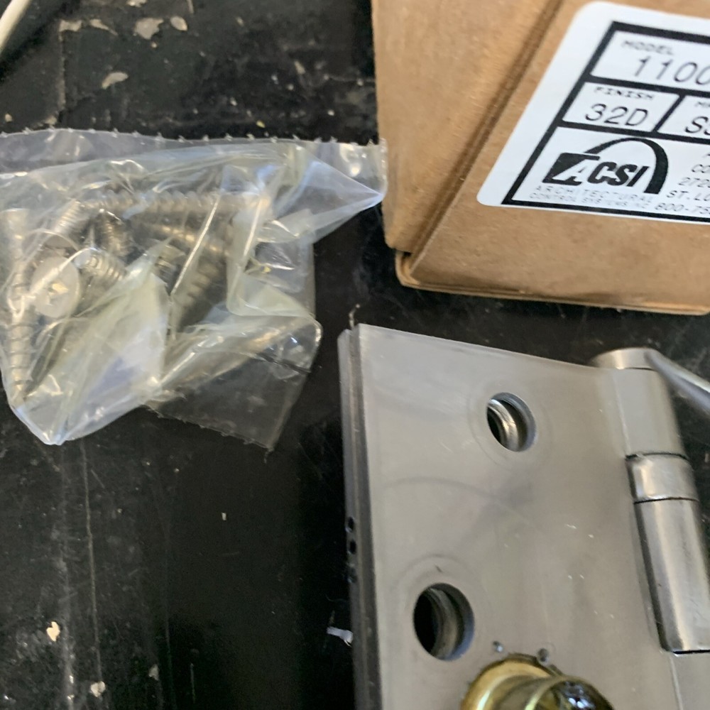 2-Architectural Control Systems 1100-PG BB1191 Electrified Security Hinge