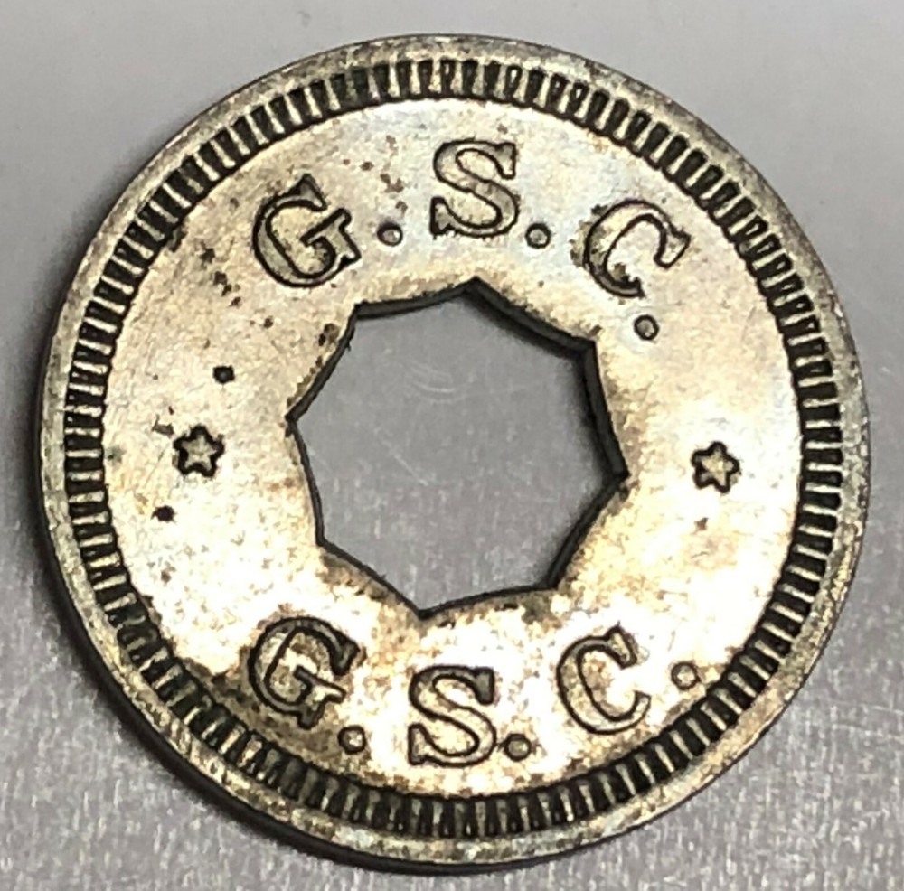 # C2130    AMUSEMENT  TOKEN /  MEDAL,   G. S. C.