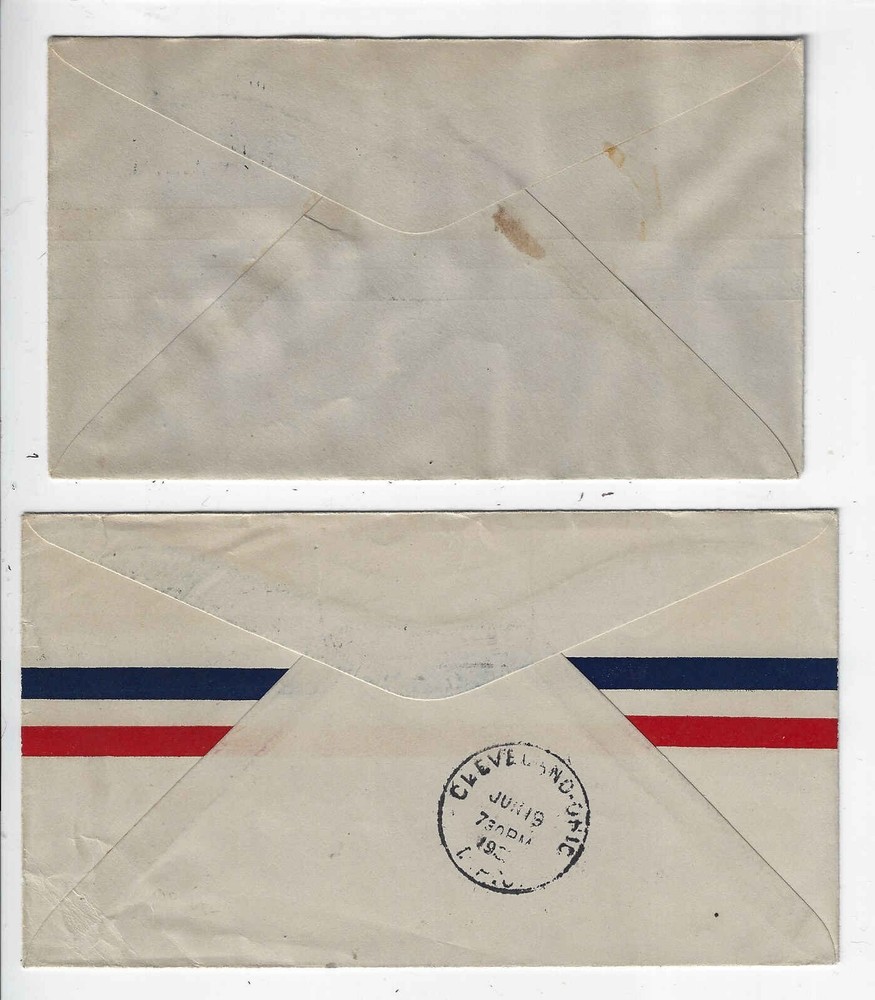 FDC's # C10 -- 10c Lindbergh - 4x cancels