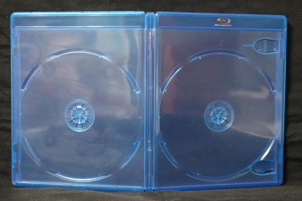 Genuine 2-Disc Double 11mm Logo Premium Blu-ray Replacement Case Shell Box NEW