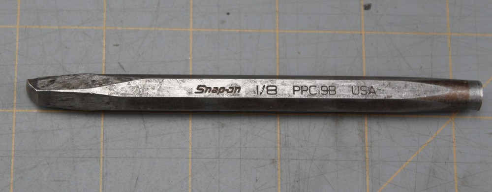 Snap On Tools PPC19B 5-3/4" Diamond Point Nose Chisel