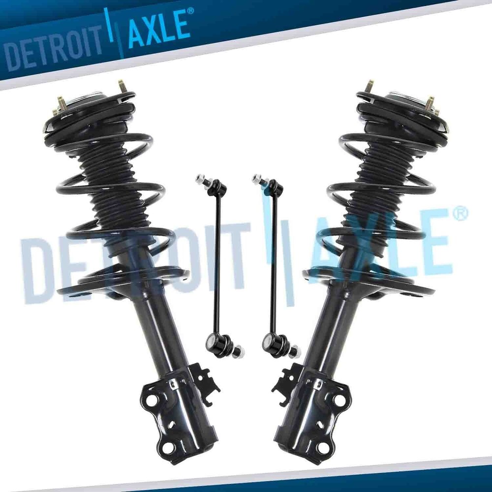 Front Struts w/Coil Springs Assembly + Sway Bar Links Kit for 2011-2016 Scion tC