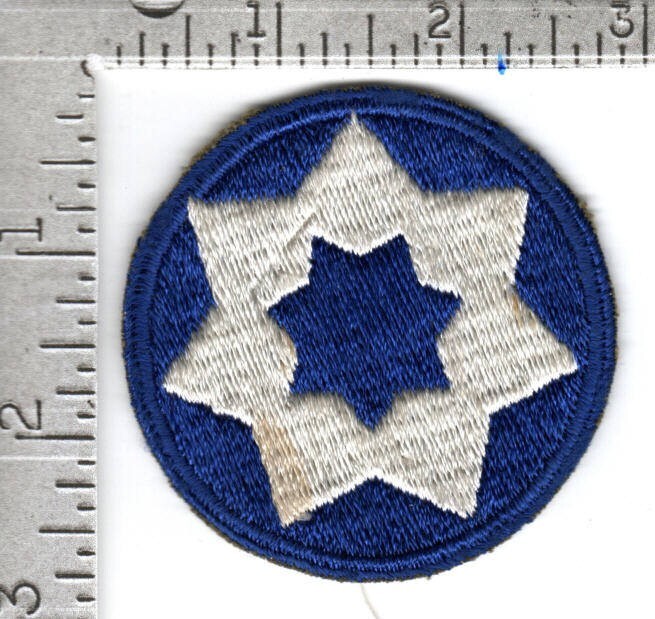 U.S. Army patch (circa 1940s) - 7th Service Command