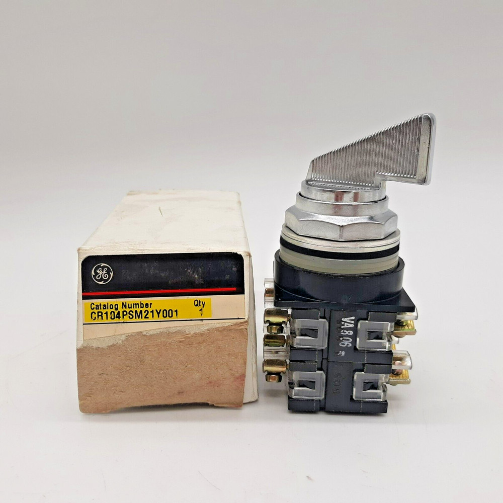 GE CR104PSM21Y001 Selector Switch