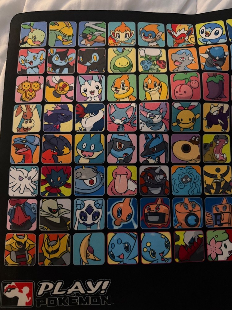 Play! Pokemon Professor program playmat Generation 4 (Black)