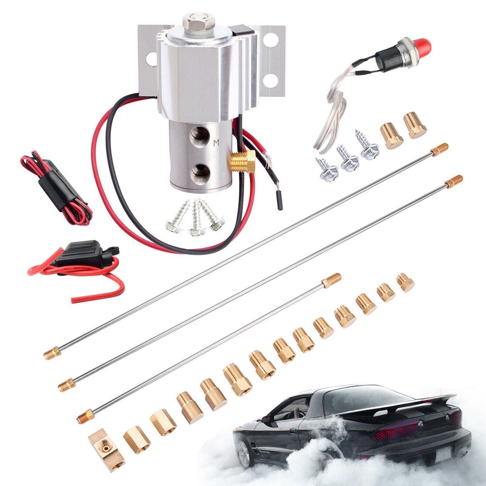 Roll Control Front Line Lock Hill Holder Kit W/ Assembly Brake Line Fitting Kit