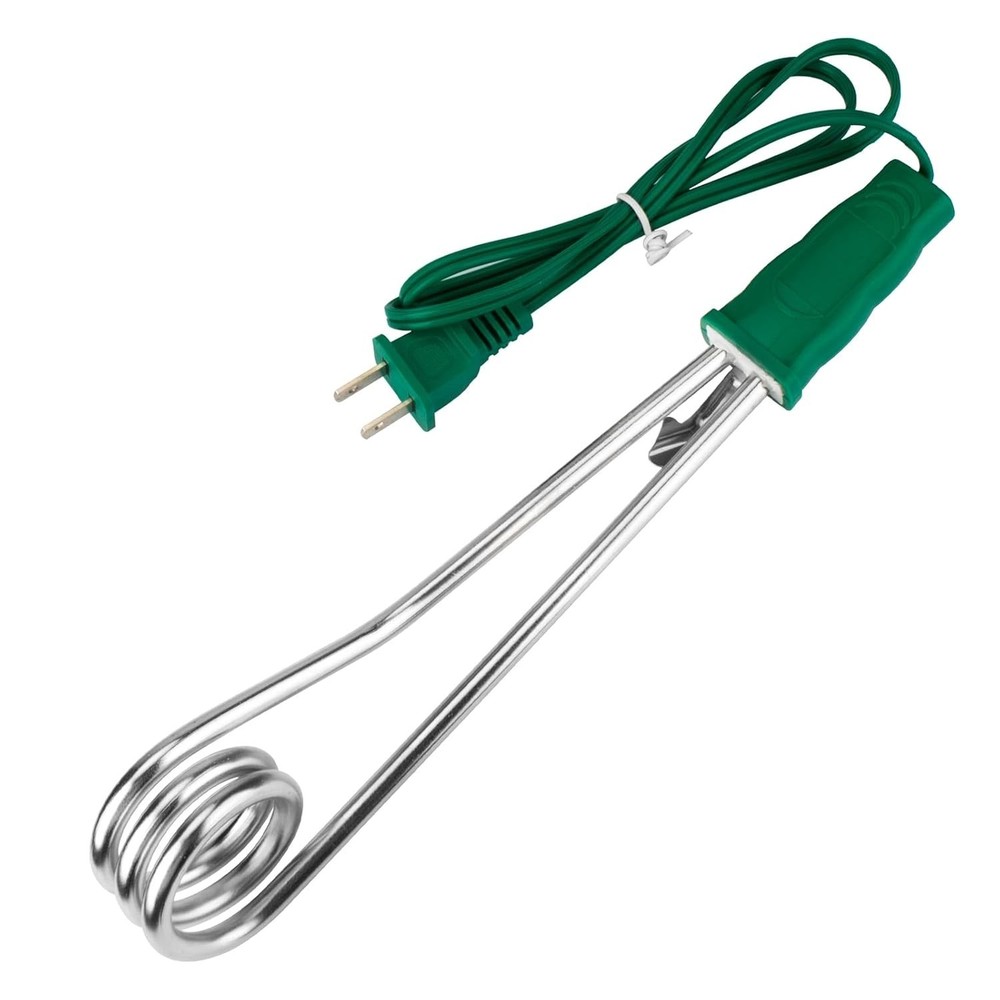 Calentador De Agua De Inmersion Portatil 1500W 110V Calentador De Agua Portatil