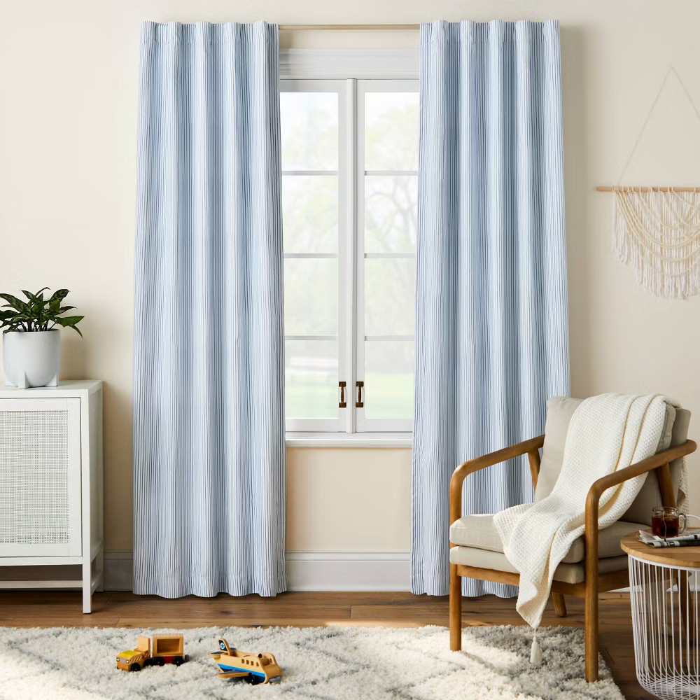 Blackout Irregular Mini Striped Kids' Panel - Pillowfort