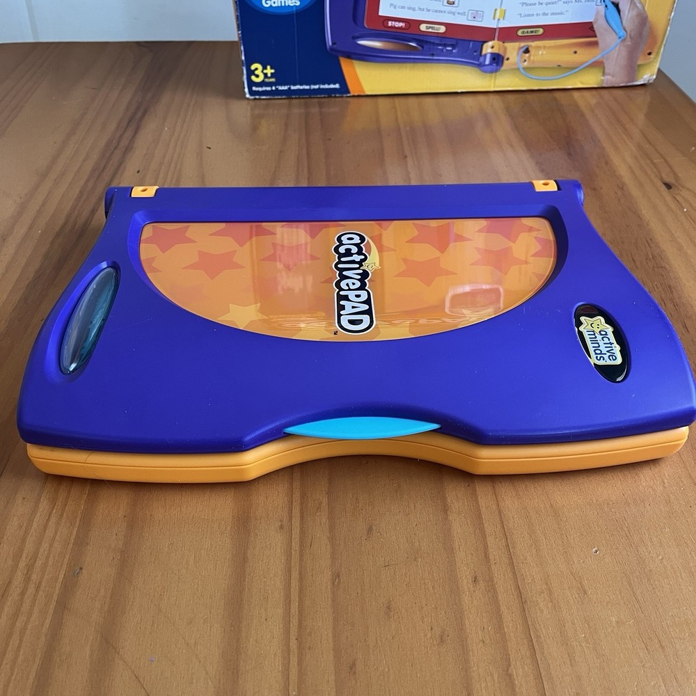 Active Minds ActivePAD 2003 W/ Original Box - Pad Only, No Books - Tested READ