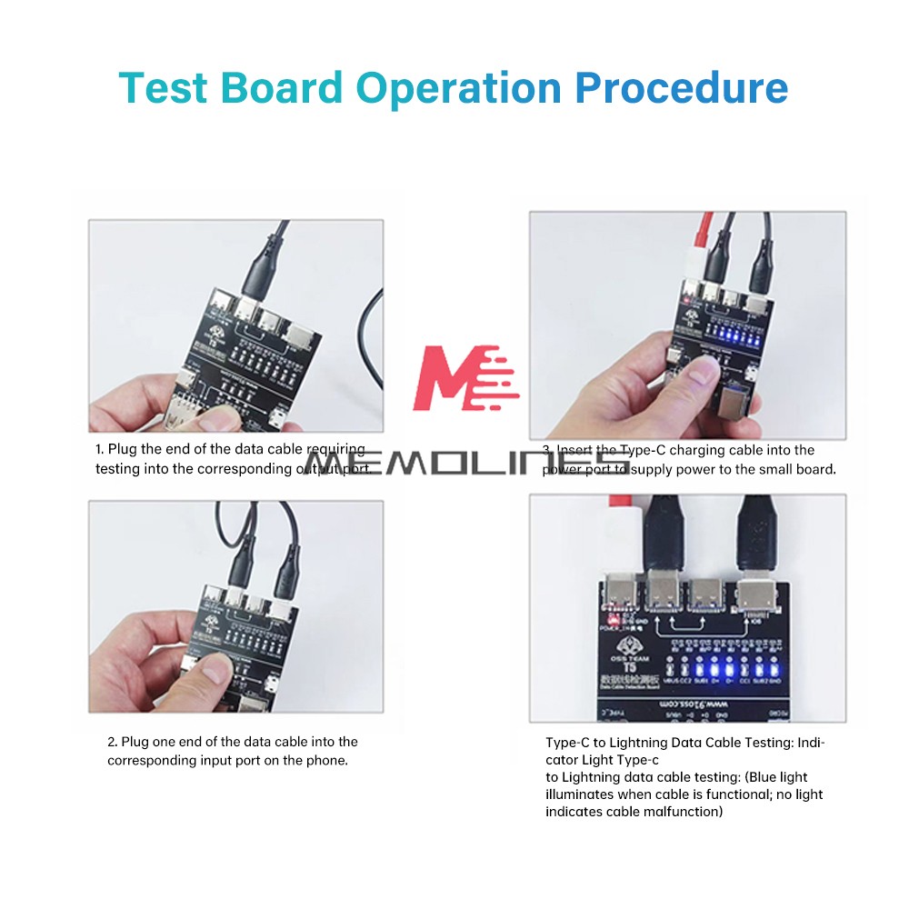 T5 Multifunctional Interface Cable Detection Module Data Cable abnormal testing