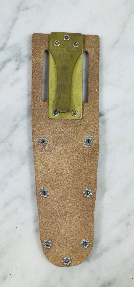 Vintage Klein Tools 5101 Leather Lineman Tool Sheath USA