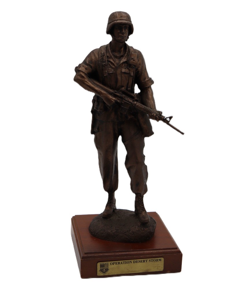 “Desert Liberator” Operation Desert Storm Sculpture By David LaRocca Numbered