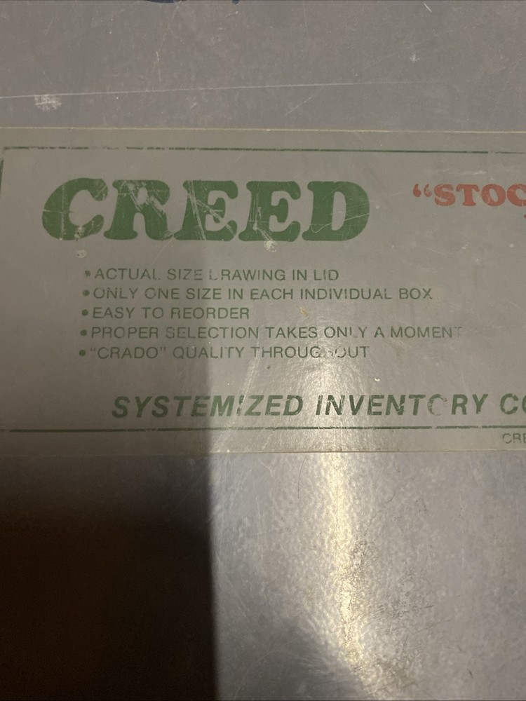 O Rings Repair Assortment Creed Systematic Inventory Control Missing A Few