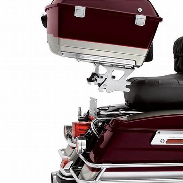 Quick Release Two-up Tour Pack Rack Mount + Docking Kit For Harley Touring 97-08
