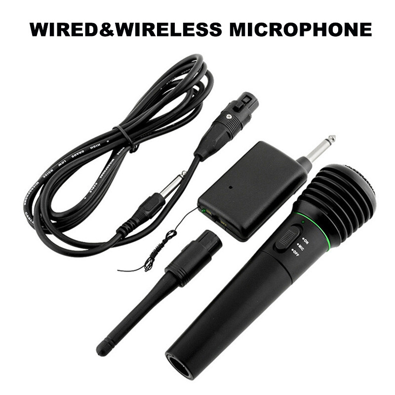 Handheld Wireless&Cable wired Microphone System Speaker For meeting Music DJ
