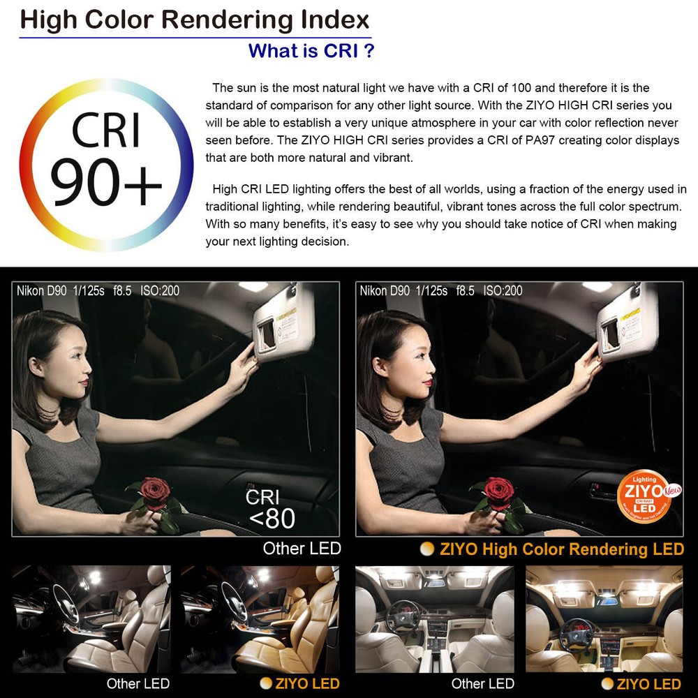 LED Interior Light Kit for GMC Yukon 2007-2014 GMT900 Light Bulbs Accessories