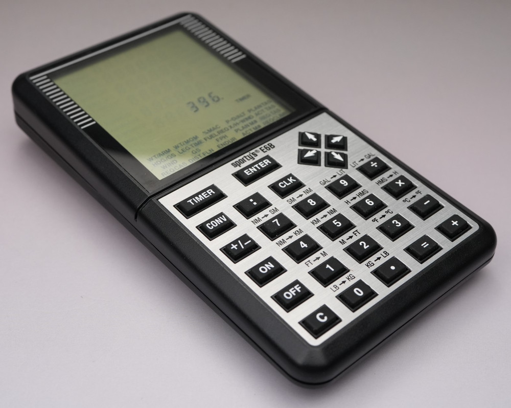 Sporty’s E6B Electronic Pilot Flight Computer w/ Manual Case & Reference Card