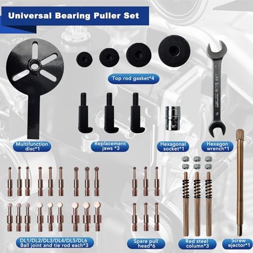 36 in1 Bearing Puller Separator Kit, Inner Bearing Puller Set, 36in1-puller