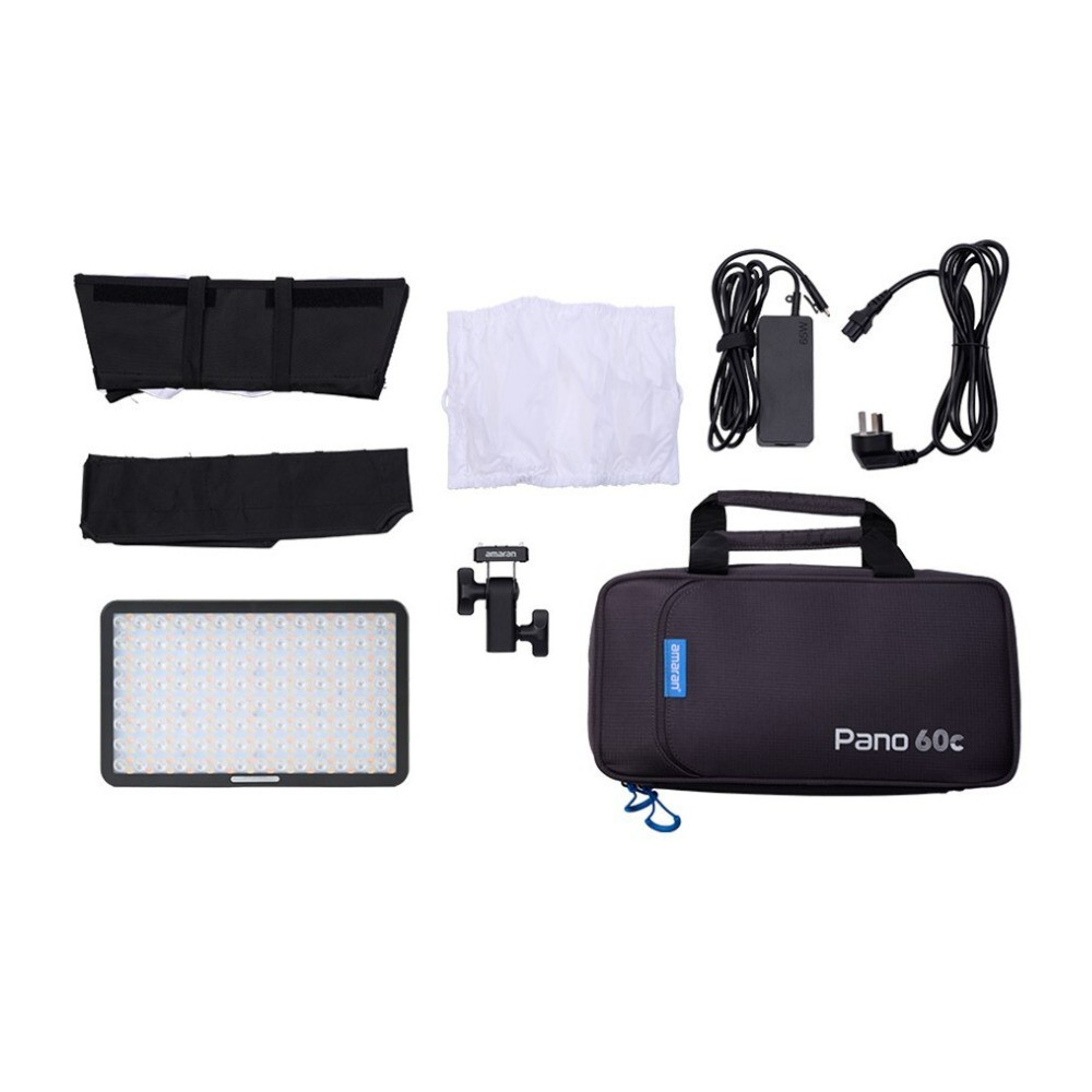 Amaran Pano 60c All In One Panel Light Creator Kit (Charcoal) PRO