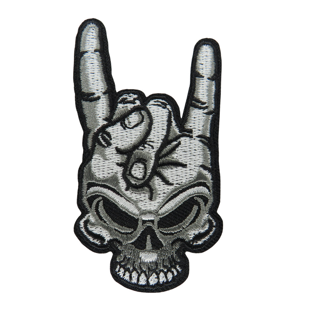Heavy Metal Hand Patch Iron On Patch Biker Punk Patch Iron On Iron On