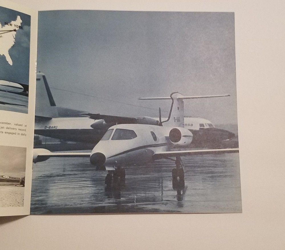 Lear Jet Learjet Jetstream Jet Stream December 1967. Milestones Book.
