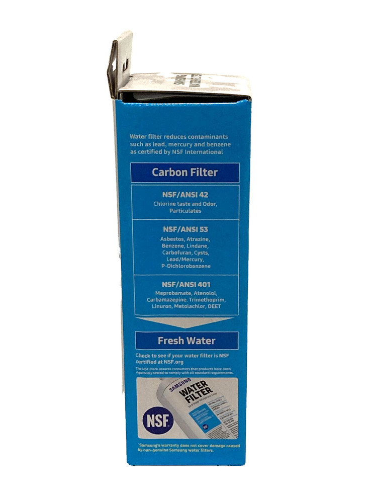 Samsung Refrigerator Water Filter HAF-QIN/EXP, Carbon for Square Filter Openings