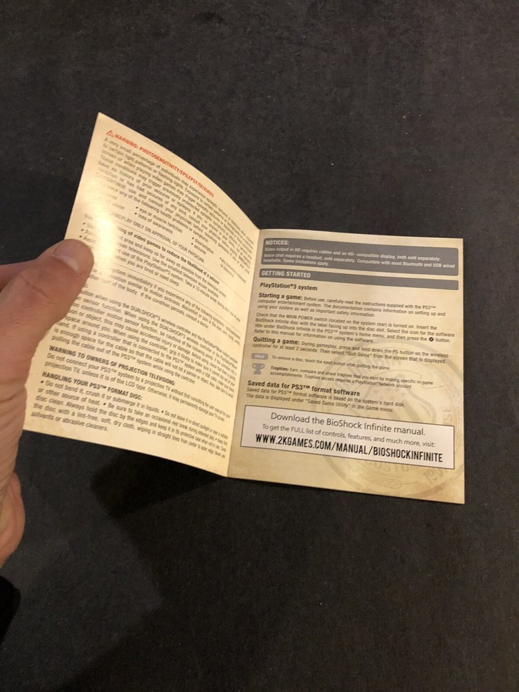 bioshock infinite ps3 manual Only