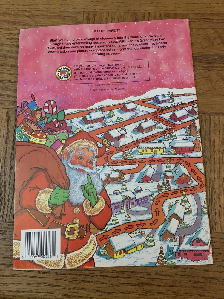 Santas Great Maze Fun Book