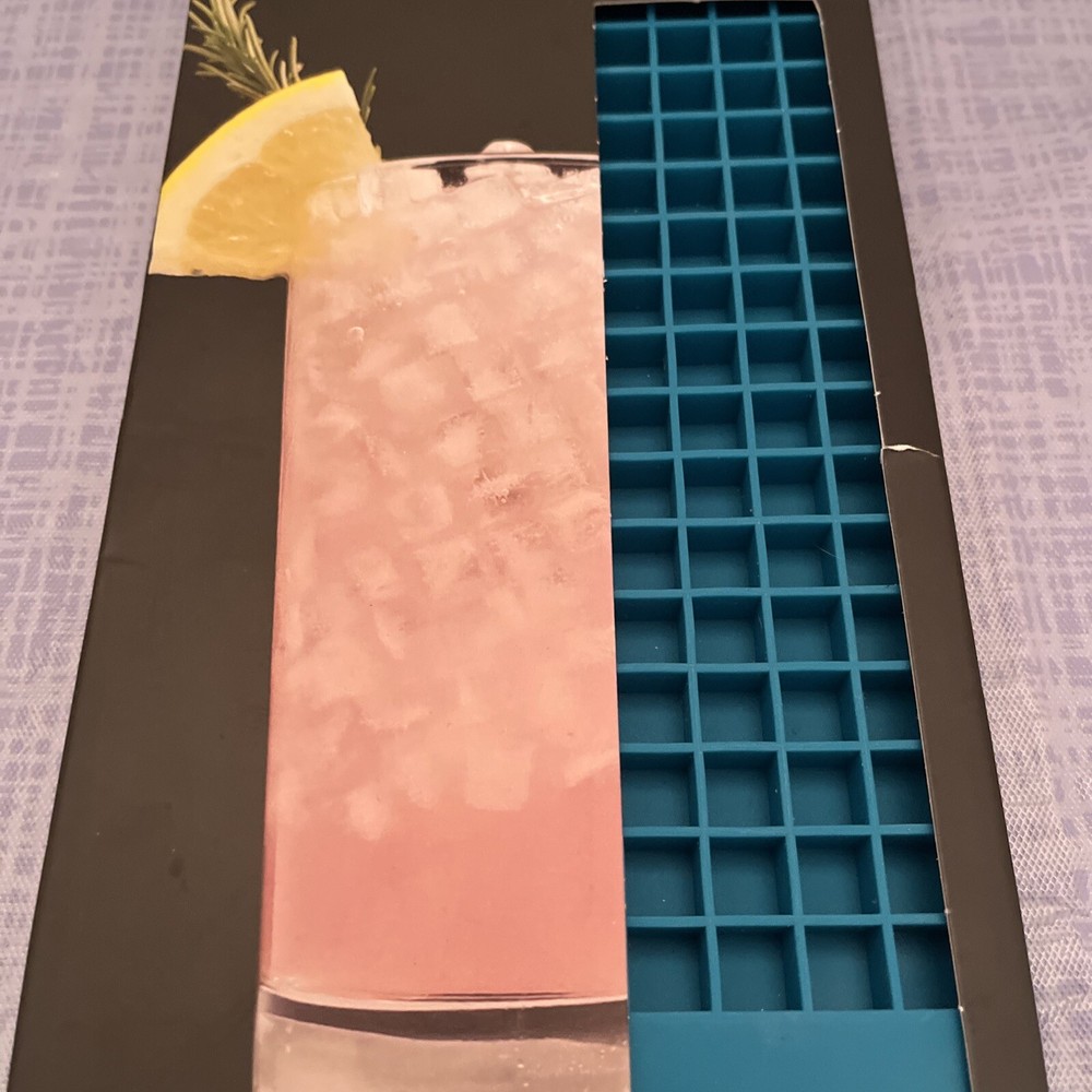 NEW HOUDINI CRUSHED ICE 160 MINI CUBE SILICONE TWIST RELEASE ICE CUBE TRAY
