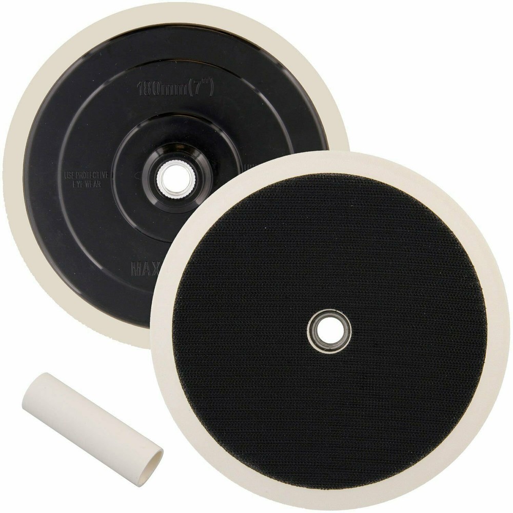 Backing Plate Hook & Loop for Rotary Polisher Buffer – (1) Backer, FAST Shipping