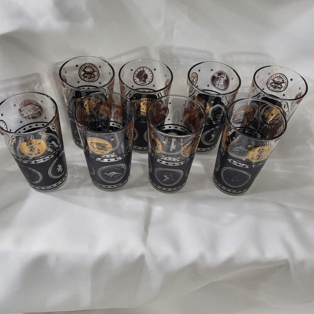 Carousel Glasses 1960s Drinking Glasses Vintage