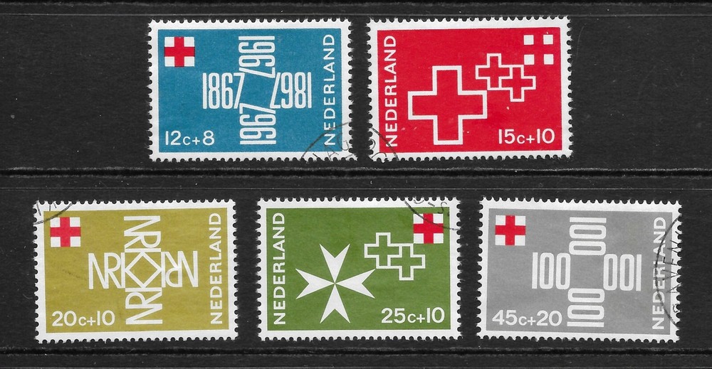 Netherlands- 1967 Centenary Dutch Red Cross - Used
