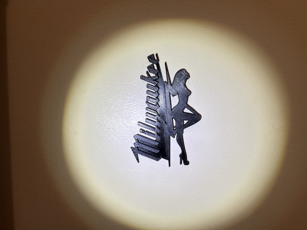 Milwaukee Tool Girl - Toolbox / Refrigerator Magnet 3d Printed-READ DESCRIPTION