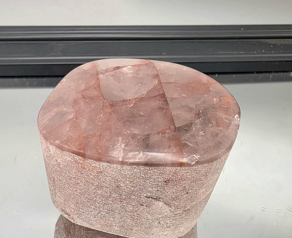 Extra large Fire Quartz Crystal Emma Egg