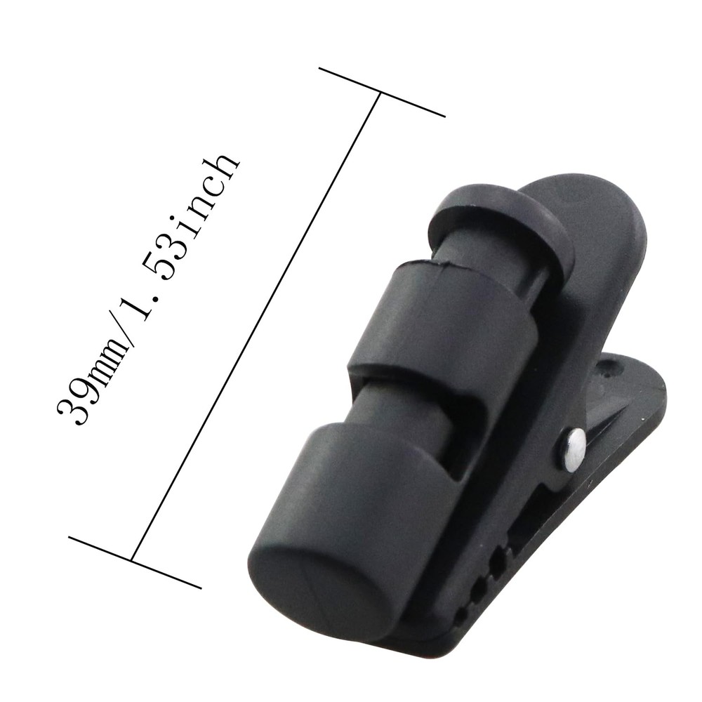 4PCS Rotatable Headphone Cable Clip Large Plastic Thick Cable Clip Cable Clam...