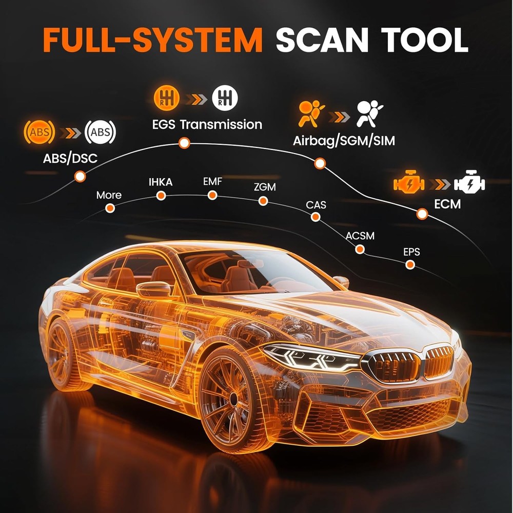 ANCEL BM700 Fit for BMW Scanner ABS Battery Registration Code Reader Diagnostic