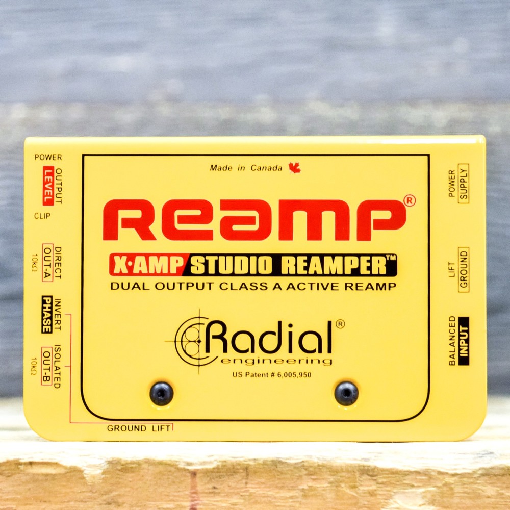 Radial Engineering X-Amp Studio Reamper Dual Output Class A Active Reamp