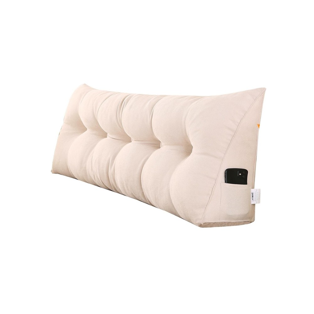 SAMTY Triangular Wedge Pillow headboard King Size for Couch Large headboard P...