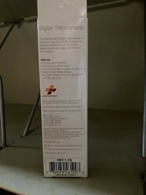 Packard Bell Digital Thermometer - BUY MORE & SAVE 15% !!