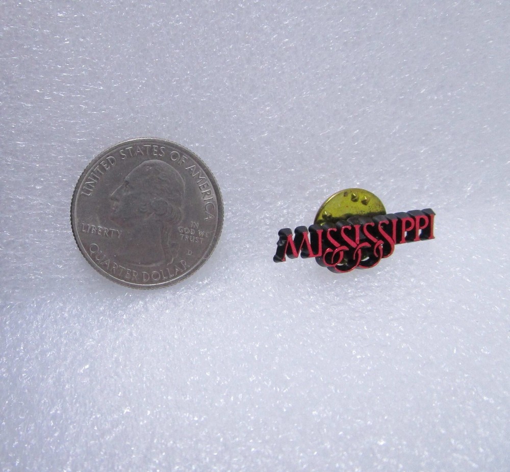 State Of Mississippi Plastic Pin