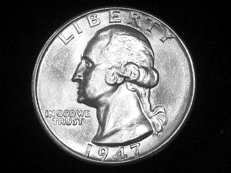 1947 Washington Quarter --- Gem Uncirculated