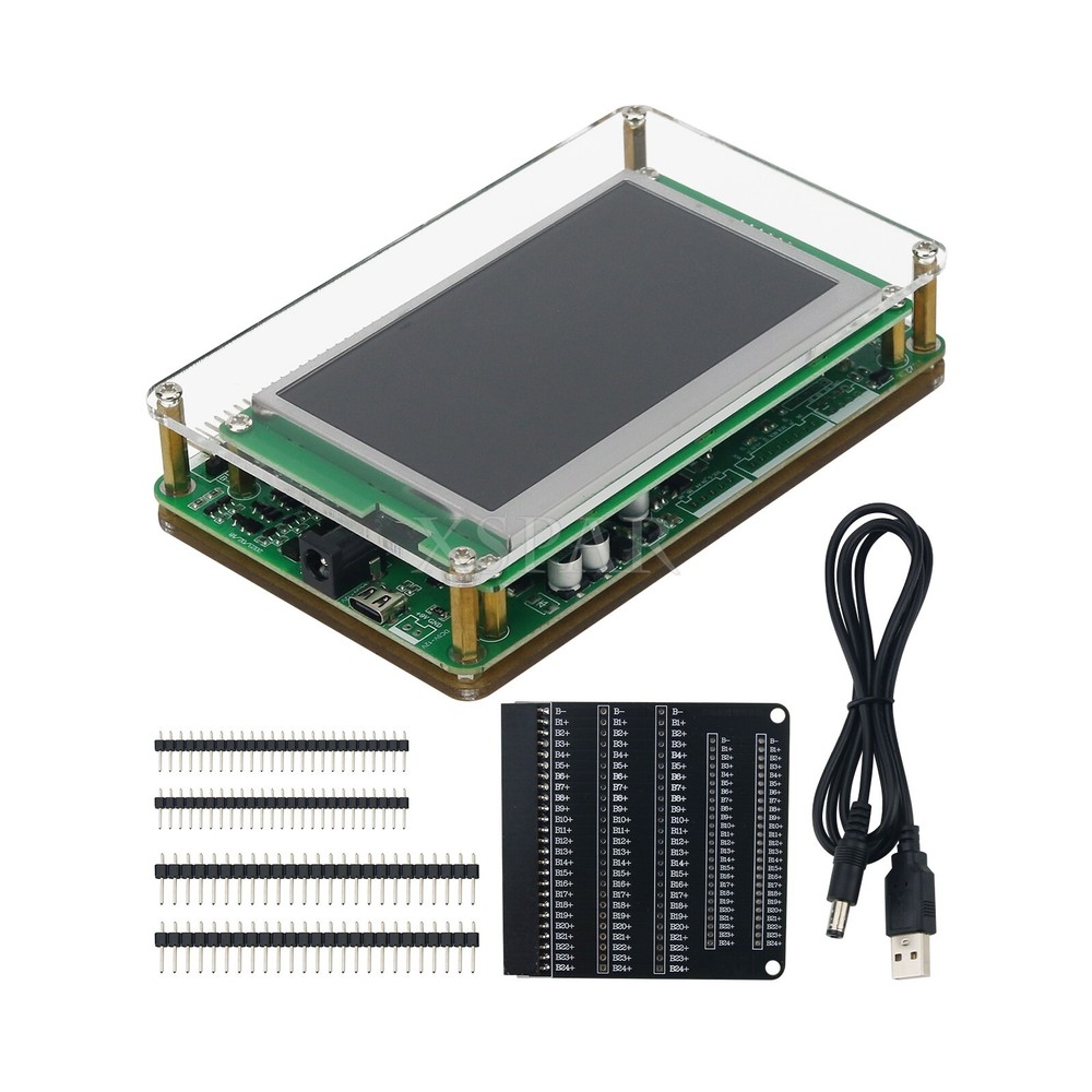 Single Cell Voltage Tester Expansion Board Pin Headers for 1-24S Battery Pack